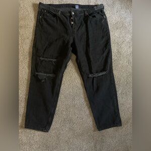 Black Distressed women’s Jeans - Classic Casual Fit